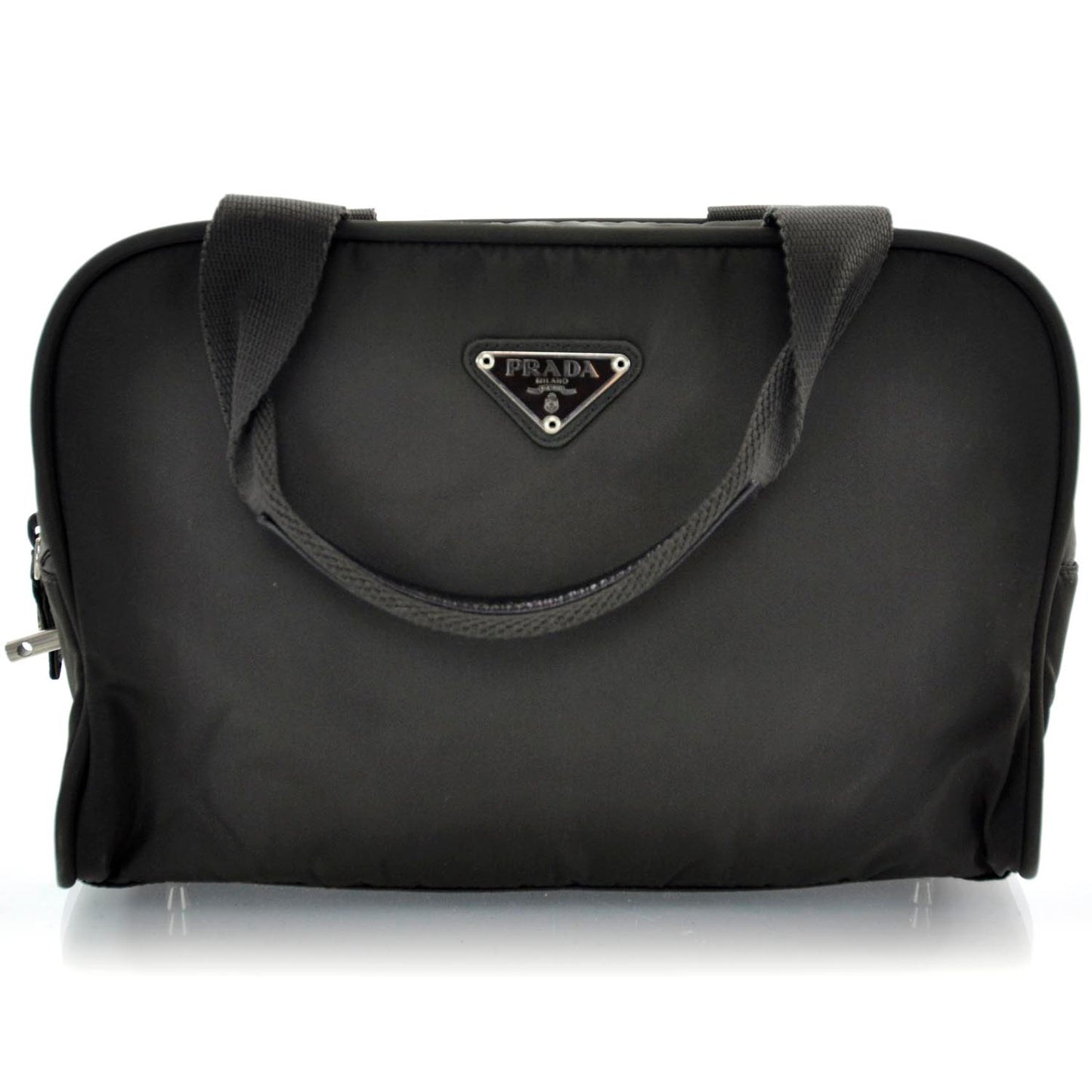 Tessuto Nylon Dopp Cosmetic Bag Dark Green