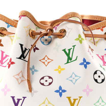 Louis Vuitton Monogram Multicolor Petit Noe White 7 of 10