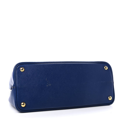 Prada Saffiano Cuir Medium Double Bag Inchiostro 3 of 5