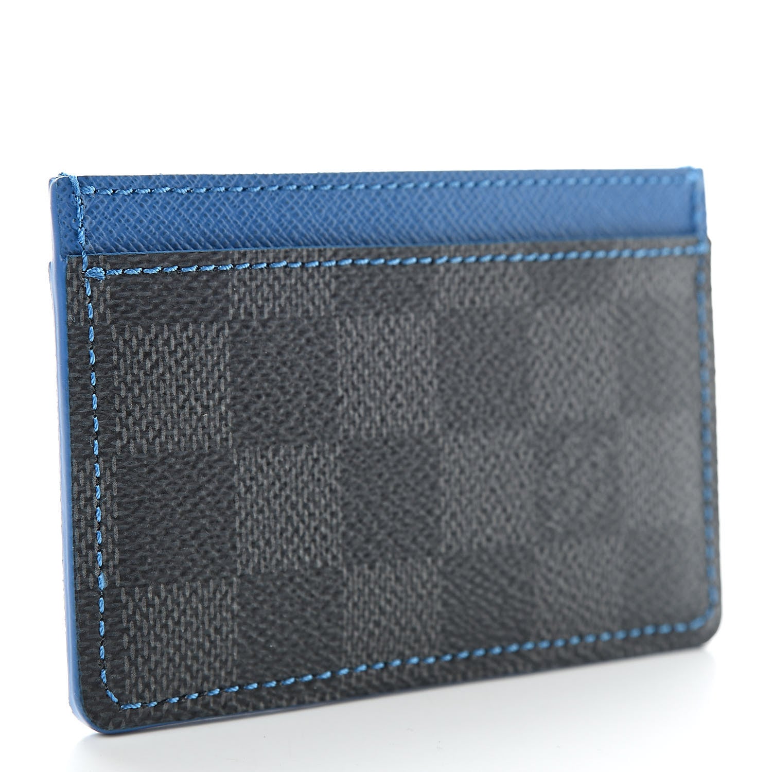 Louis Vuitton Damier Graphite Card Holder Blue 3 of 8