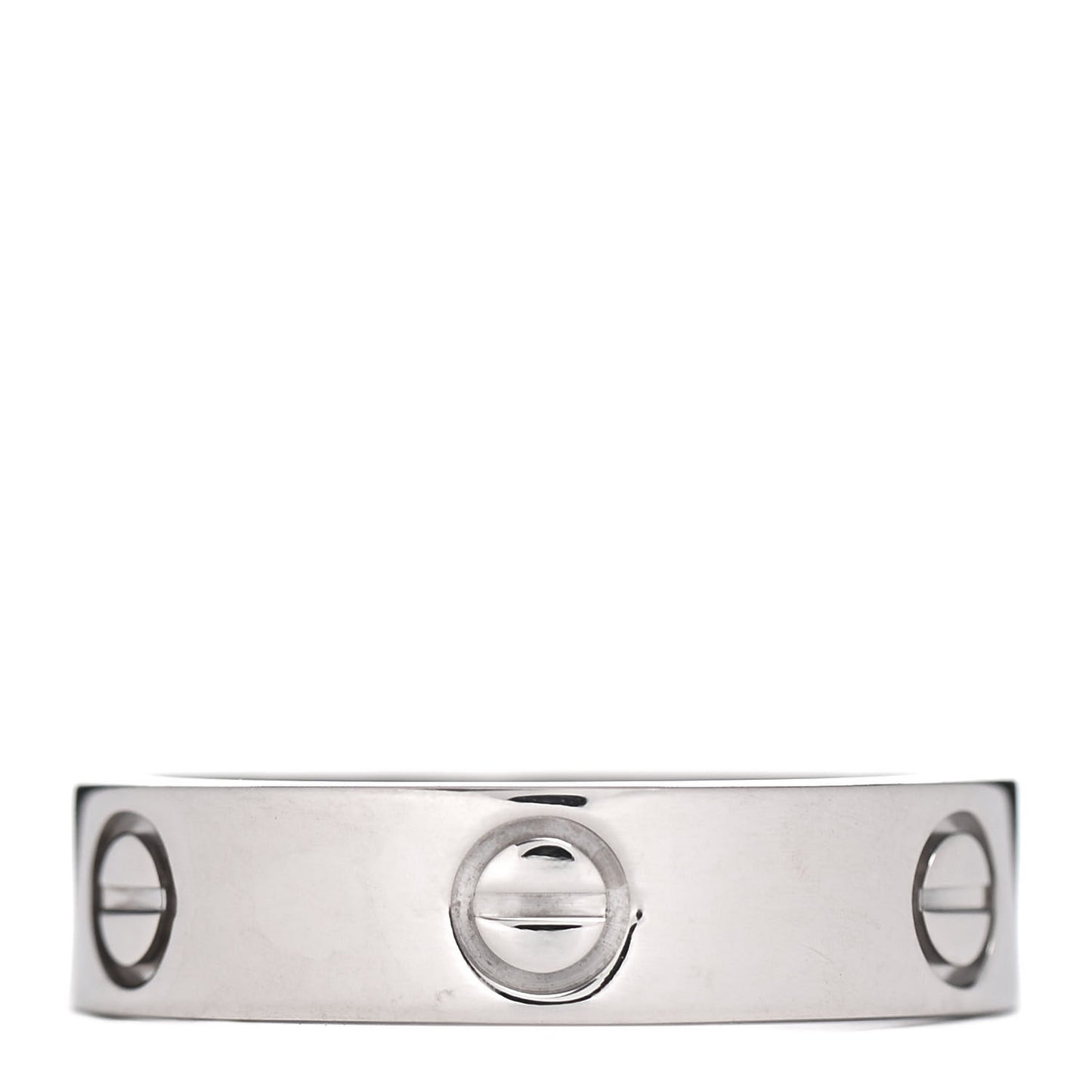 18K White Gold 5.5mm LOVE Ring 60 9