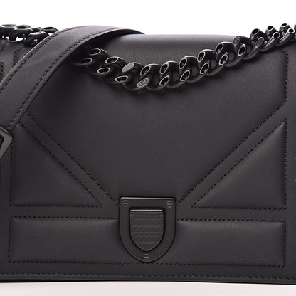 Christian Dior Ultra Matte Calfskin Small Diorama Flap Bag White Black 12 of 12