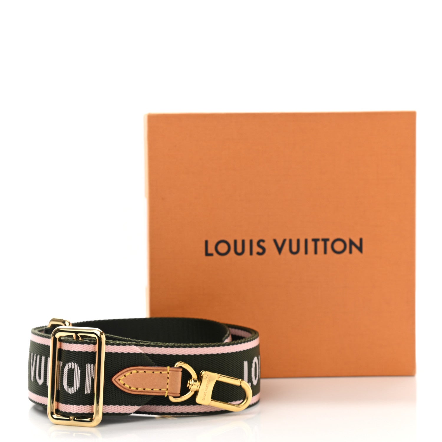 Louis Vuitton Nylon Bandouliere Shoulder Strap Kaki 6 of 6