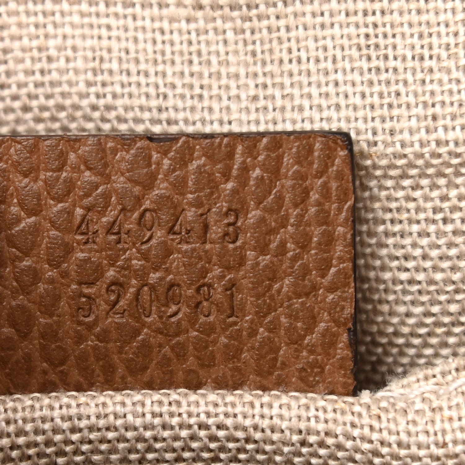 Gucci Monogram Mini Bree Messenger Bag Beige Tabacco 7 of 11