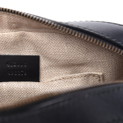 Gucci Calfskin Web Small Webby Bee Shoulder Bag Black 9 of 9