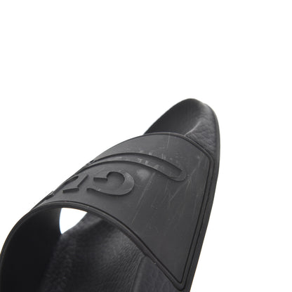 Gucci Rubber Womens Logo Slide Sandals 39 Black 14 of 15