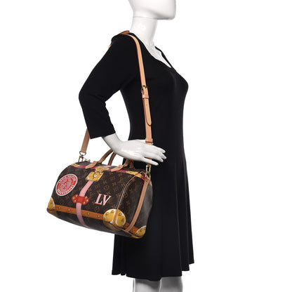 Louis Vuitton Monogram Summer Trunks Speedy Bandouliere 30 2 of 11