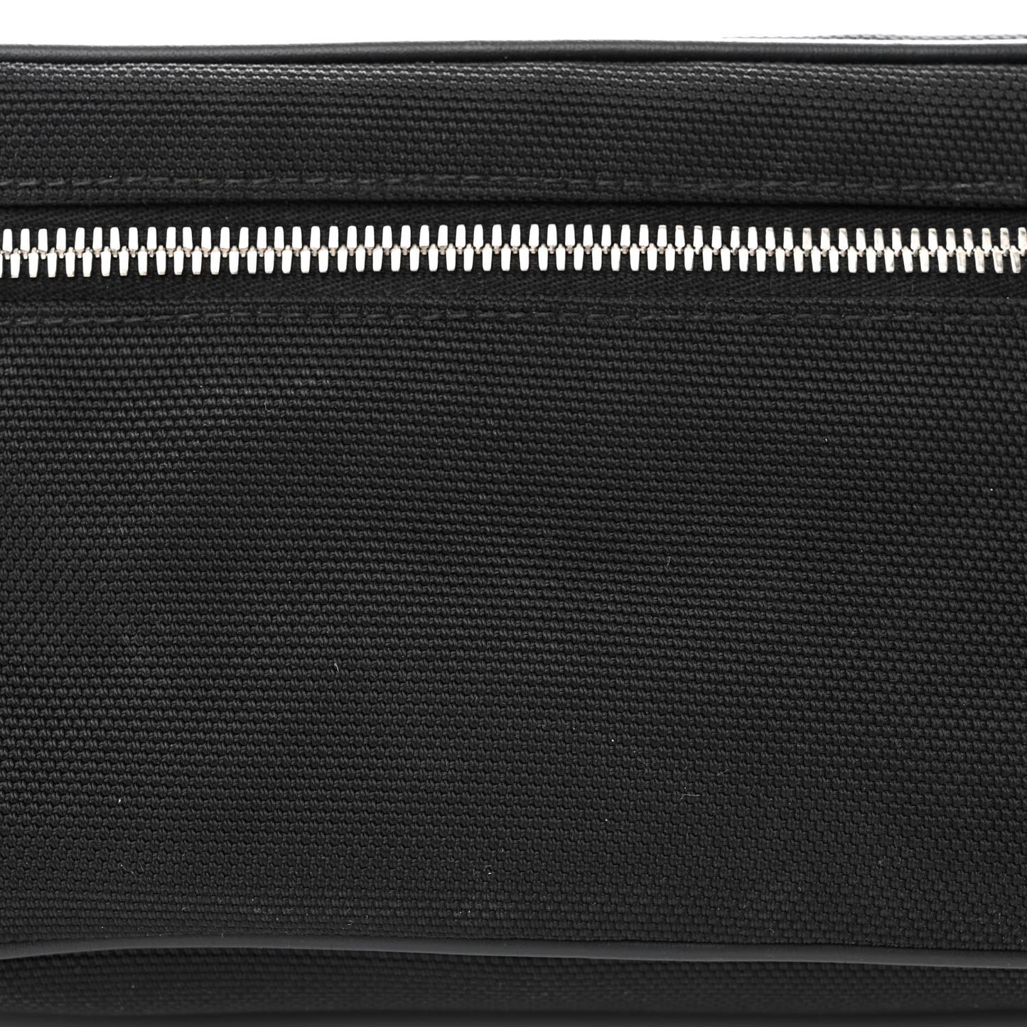 Techno Canvas Web Large Belt Bag Black