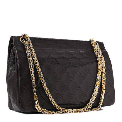 Chanel Lambskin Quilted Medium Bijoux Chain Double Flap Brown 2 of 26