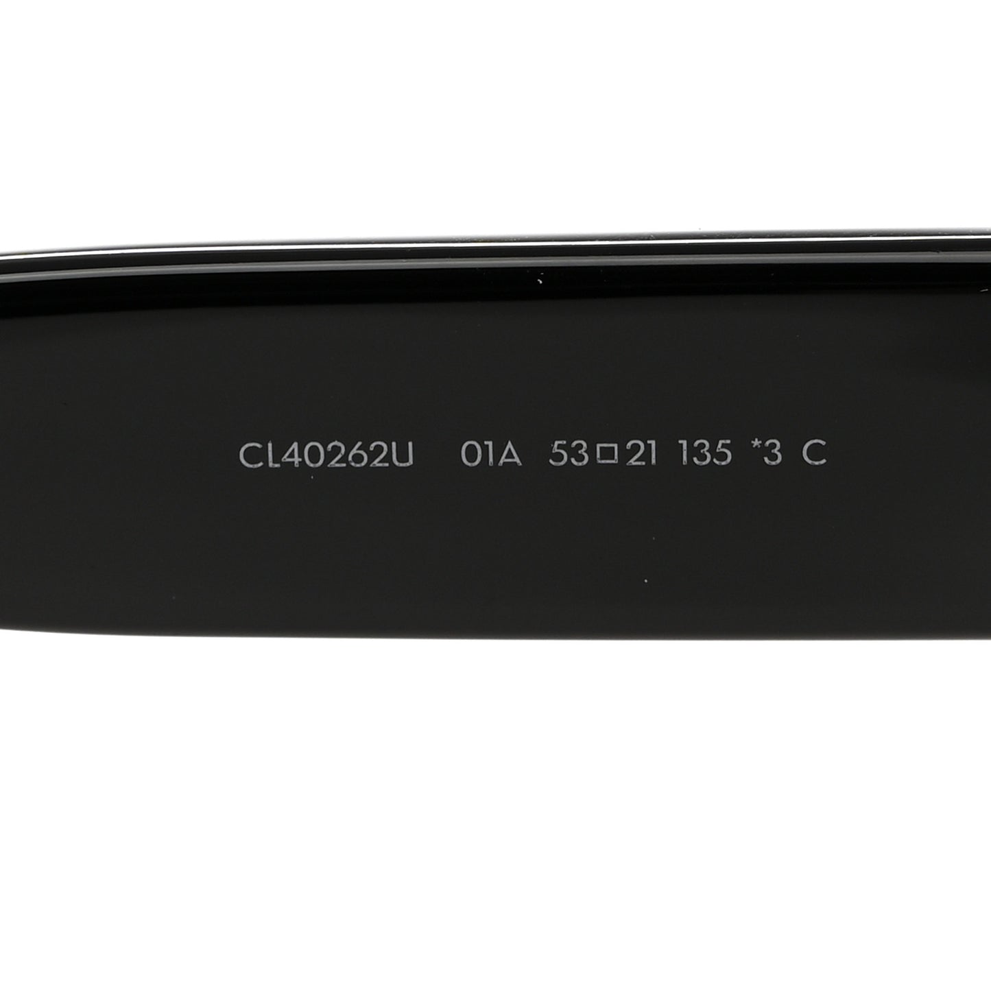 Acetate Triomphe 01 Sunglasses CL40262U Black