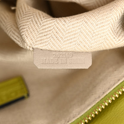 Loewe Calfskin Mini Puzzle Bag Lime Yellow 7 of 10