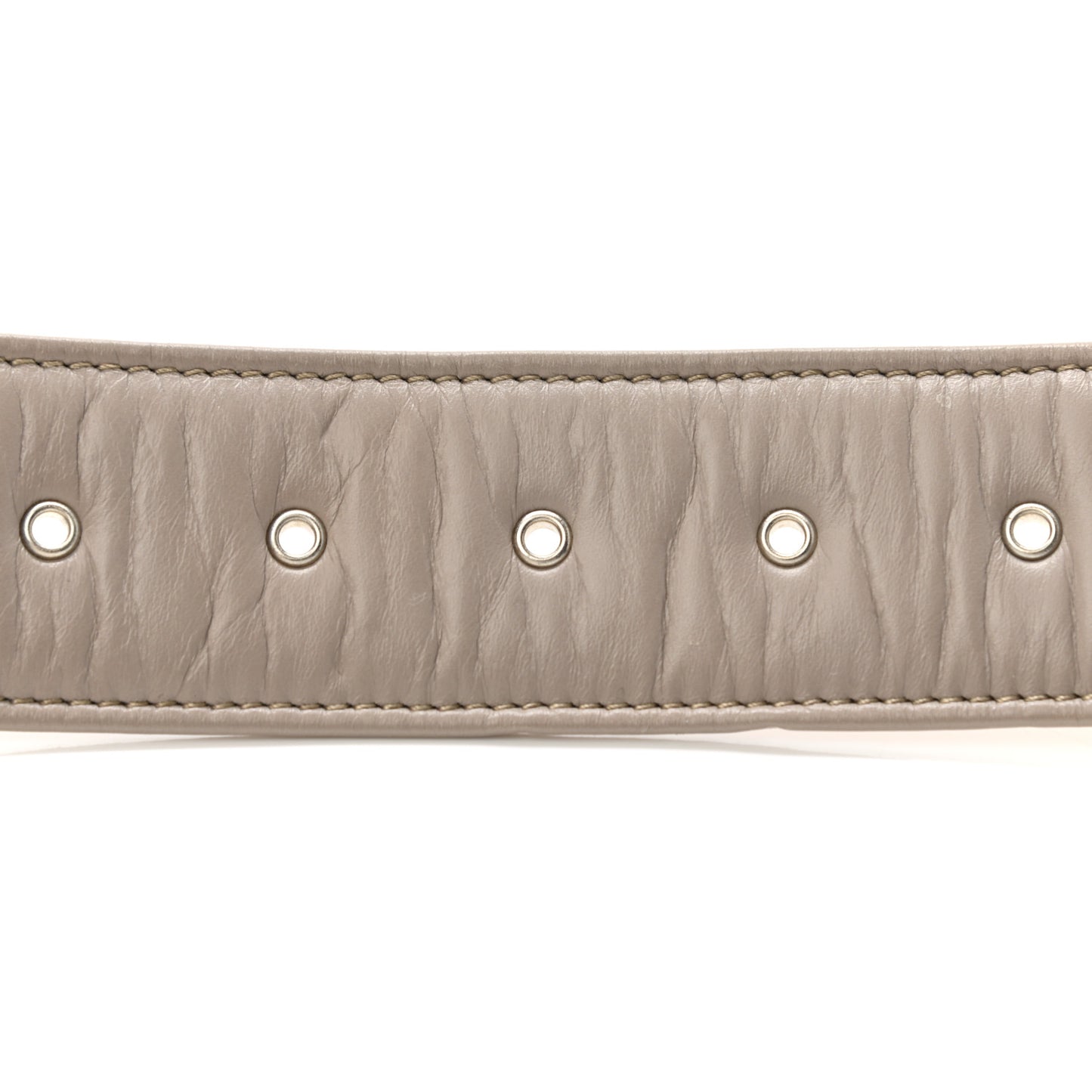 Lambskin Lucky Charms CC Belt 90 36 Beige
