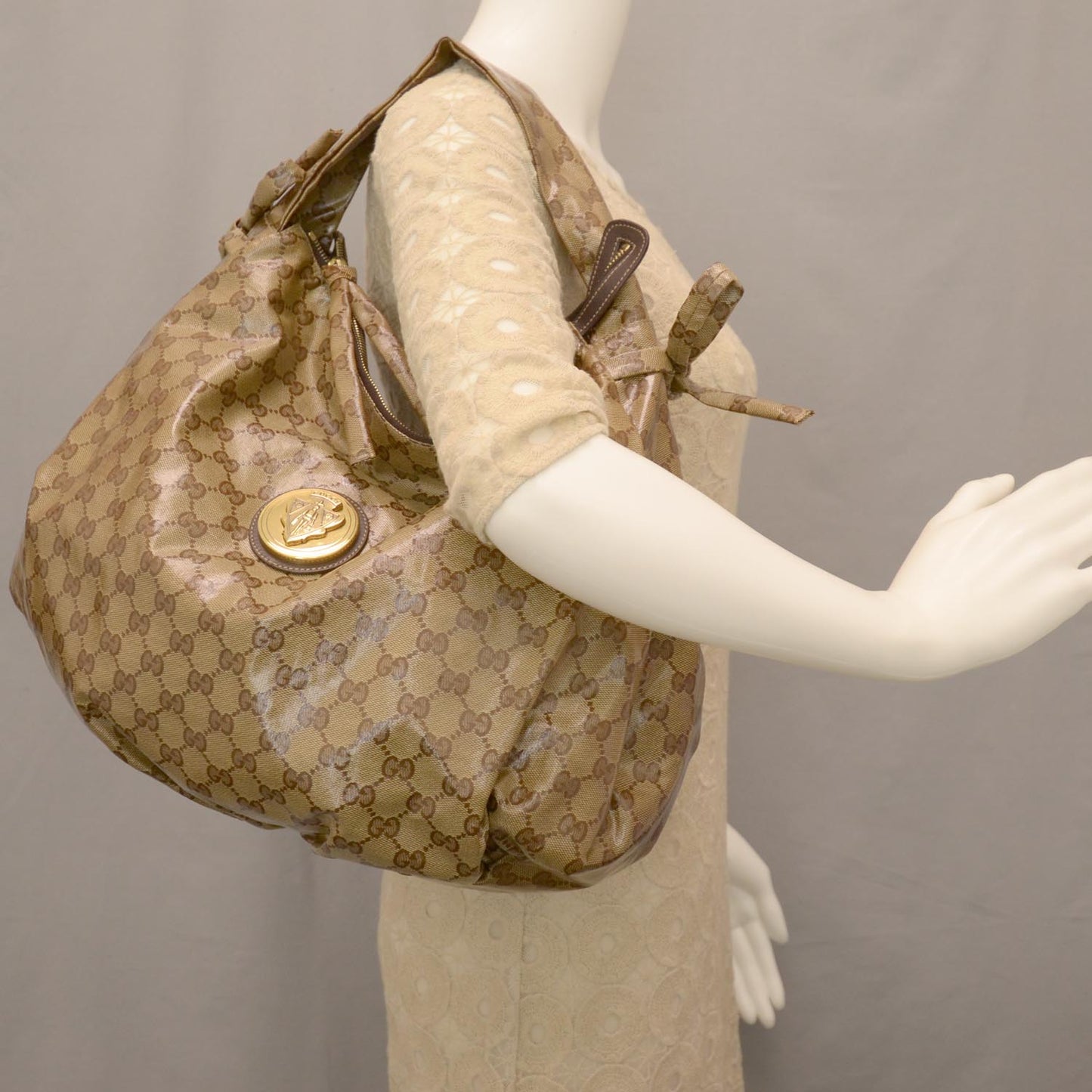 Crystal Monogram Hysteria Hobo