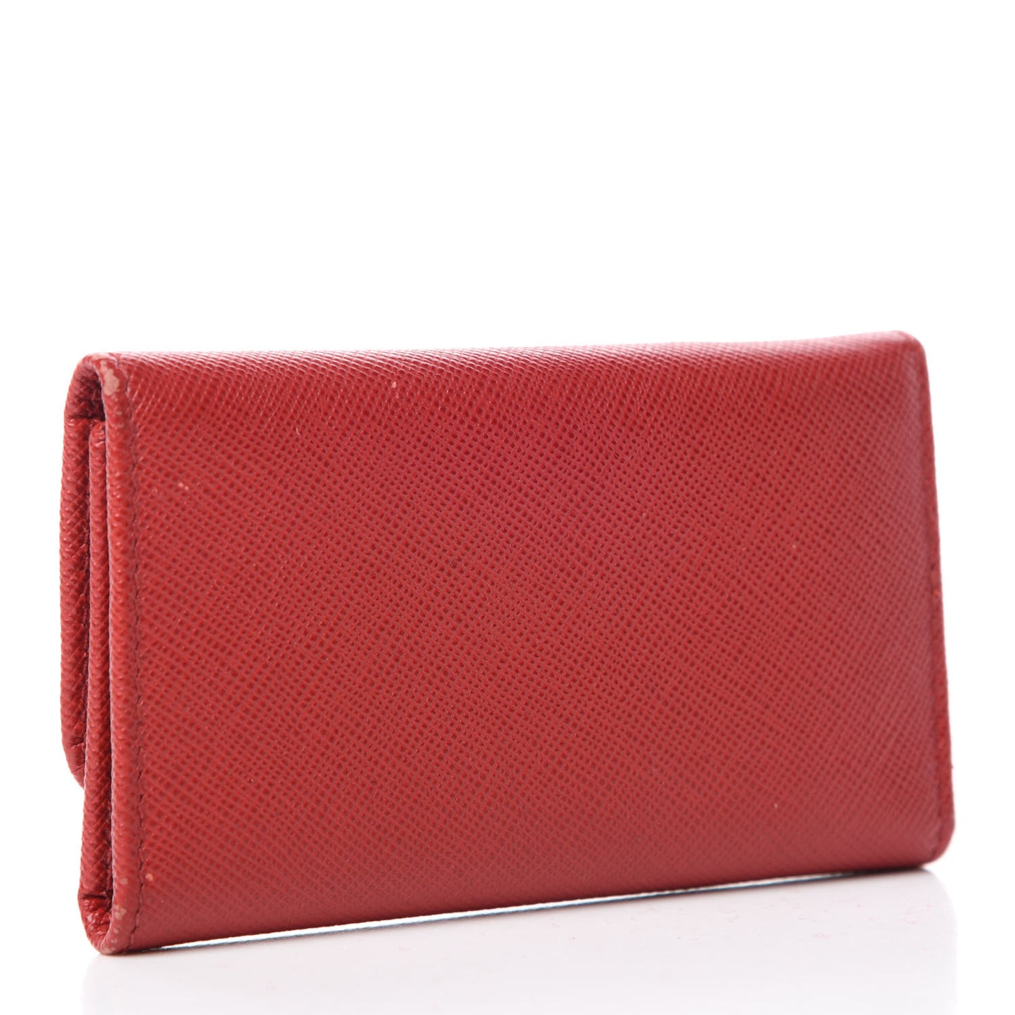 Saffiano Metal 6 Key Holder Fuoco