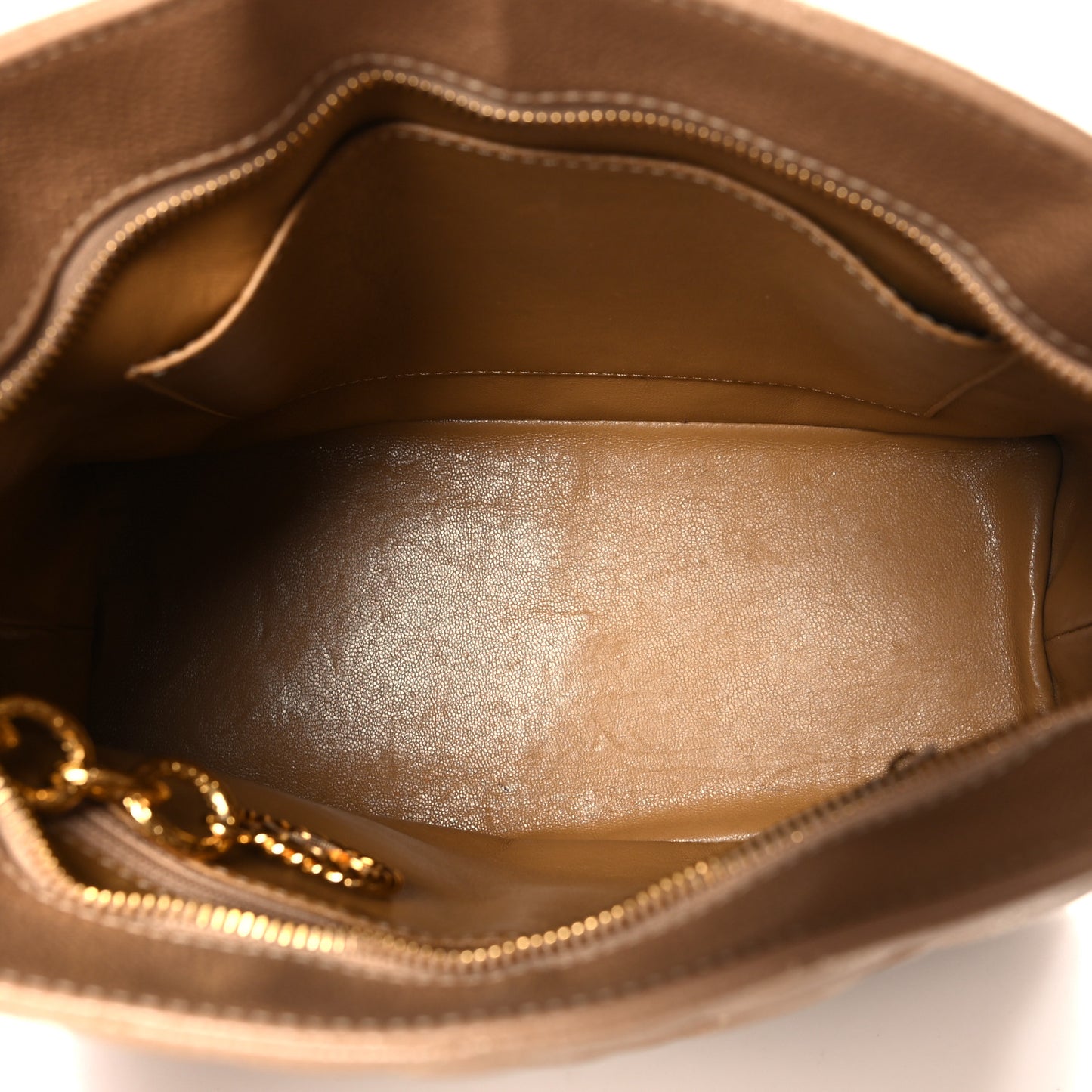 Caviar Quilted Medallion Tote Beige