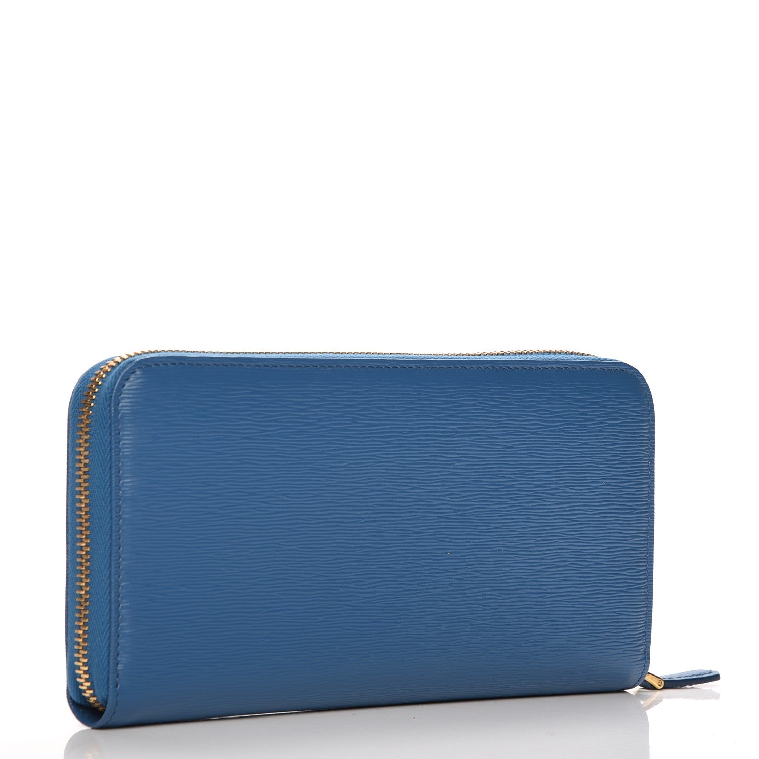 Prada Vitello Move Zip Around Wallet Cobalto 3 of 8