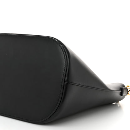 Celine Smooth Calfskin Triomphe Medium Louise Bag Black 10 of 10