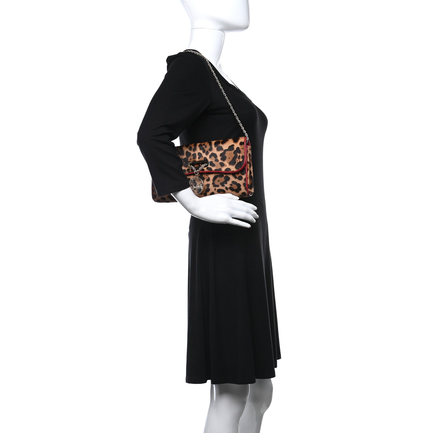Pony Hair Leopard Print Riviera Clutch