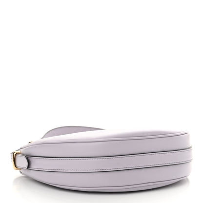 Prada Soft Calfskin Arque Shoulder Bag Glicine 4 of 10