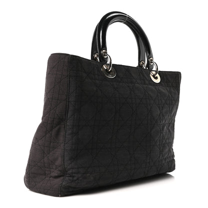 Christian Dior Nylon Cannage Large Lady Dior 3 of 10