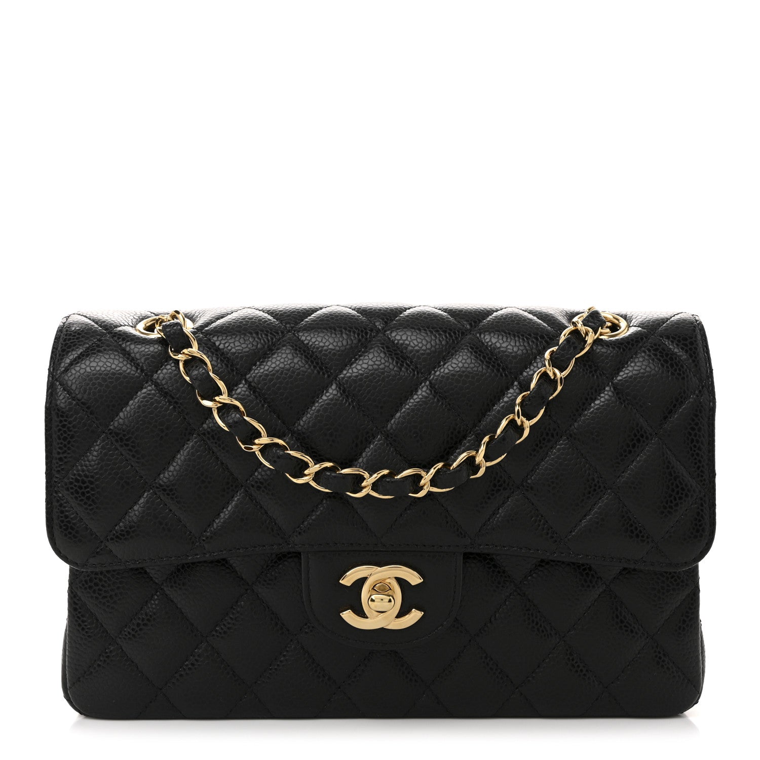 Chanel Caviar Quilted Small Double Flap Black 1 of 12