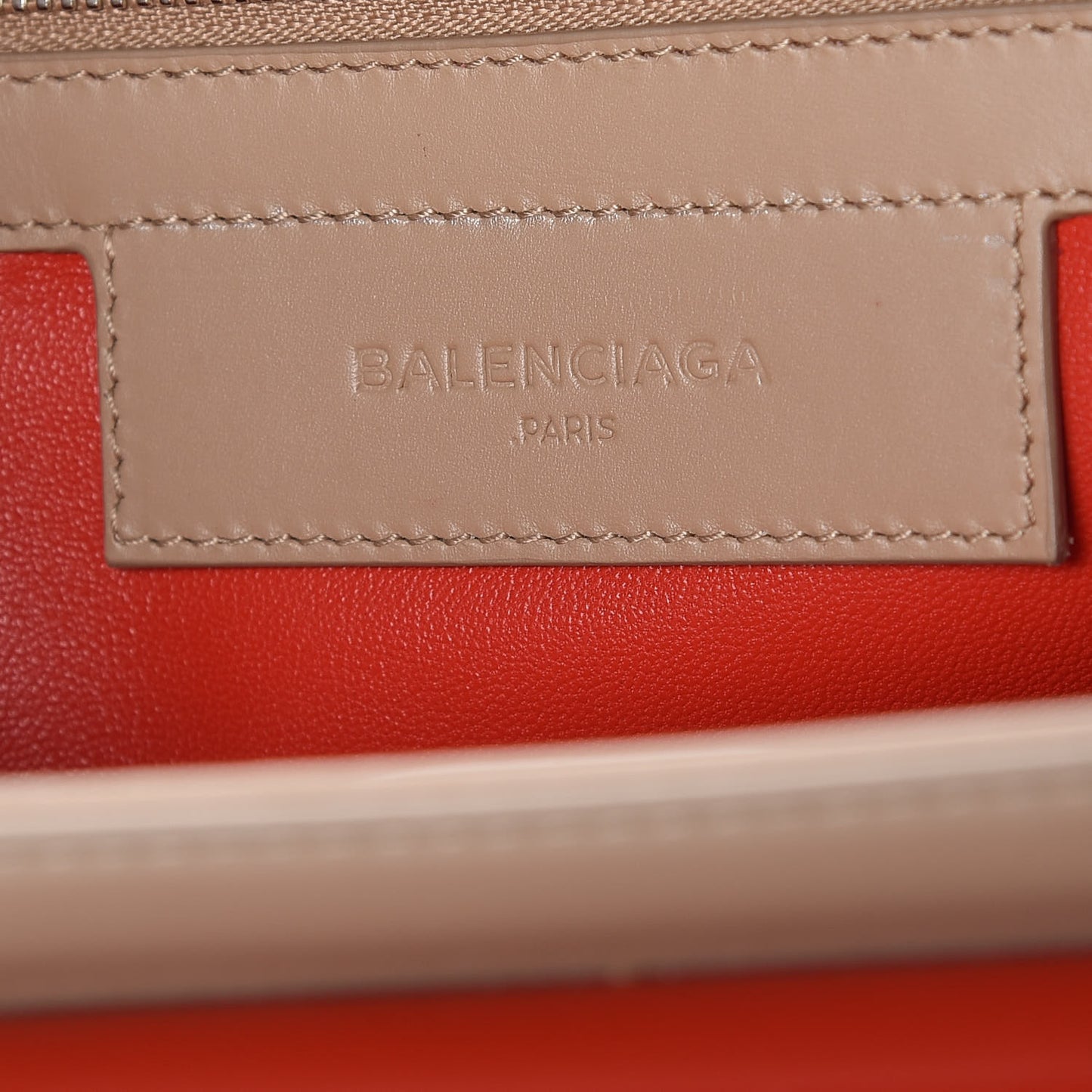 Calfskin Bal58 Shoulder Bag Red