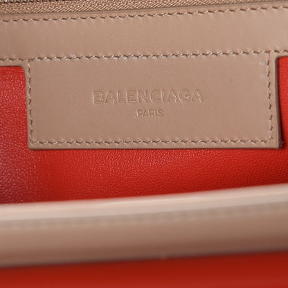 Balenciaga Calfskin Bal58 Shoulder Bag Red 7 of 18
