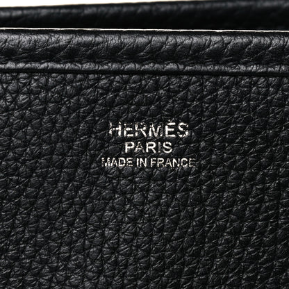 Hermes Taurillon Clemence Evelyne III PM Black 6 of 11