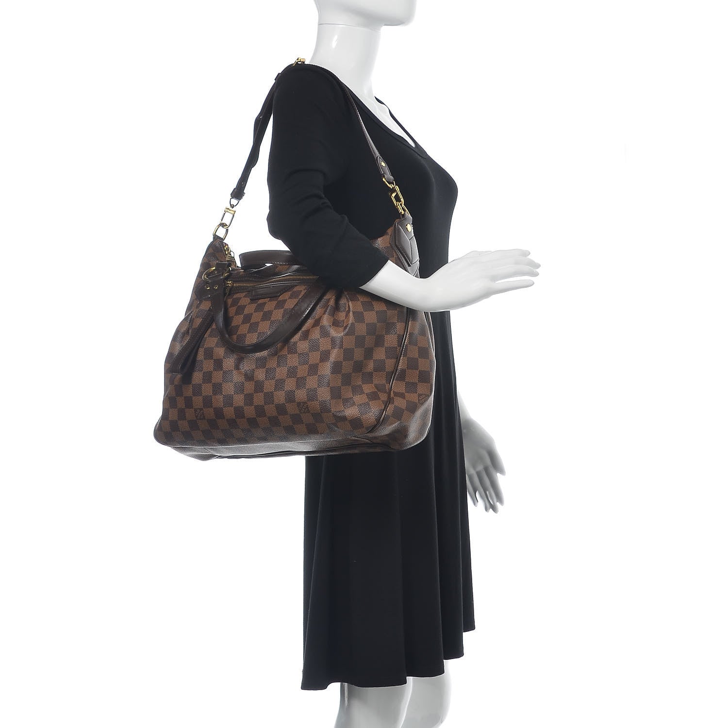 Louis Vuitton Damier Ebene Evora MM 2 of 12