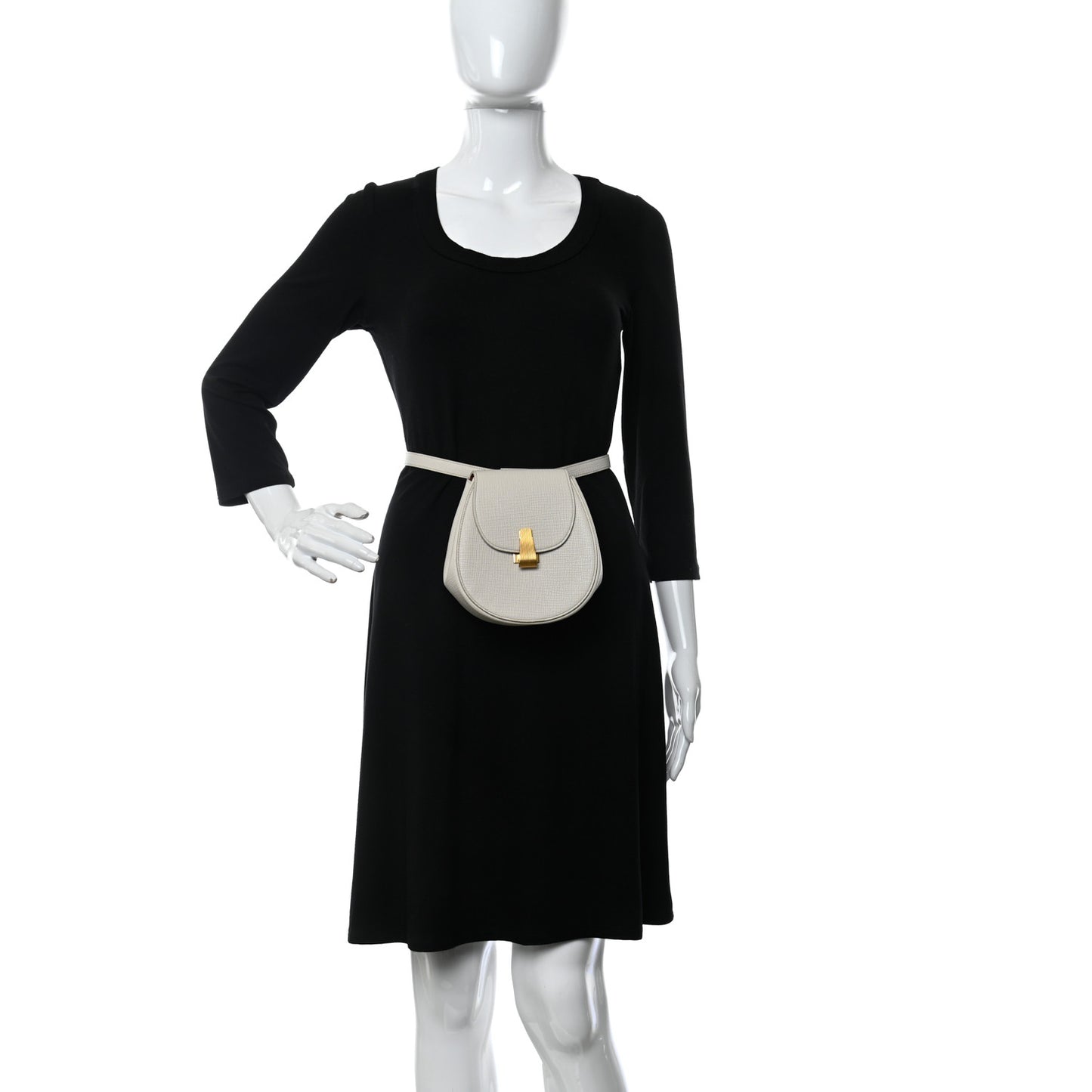 Palmellato Calfskin Rounded Belt Bag Plaster