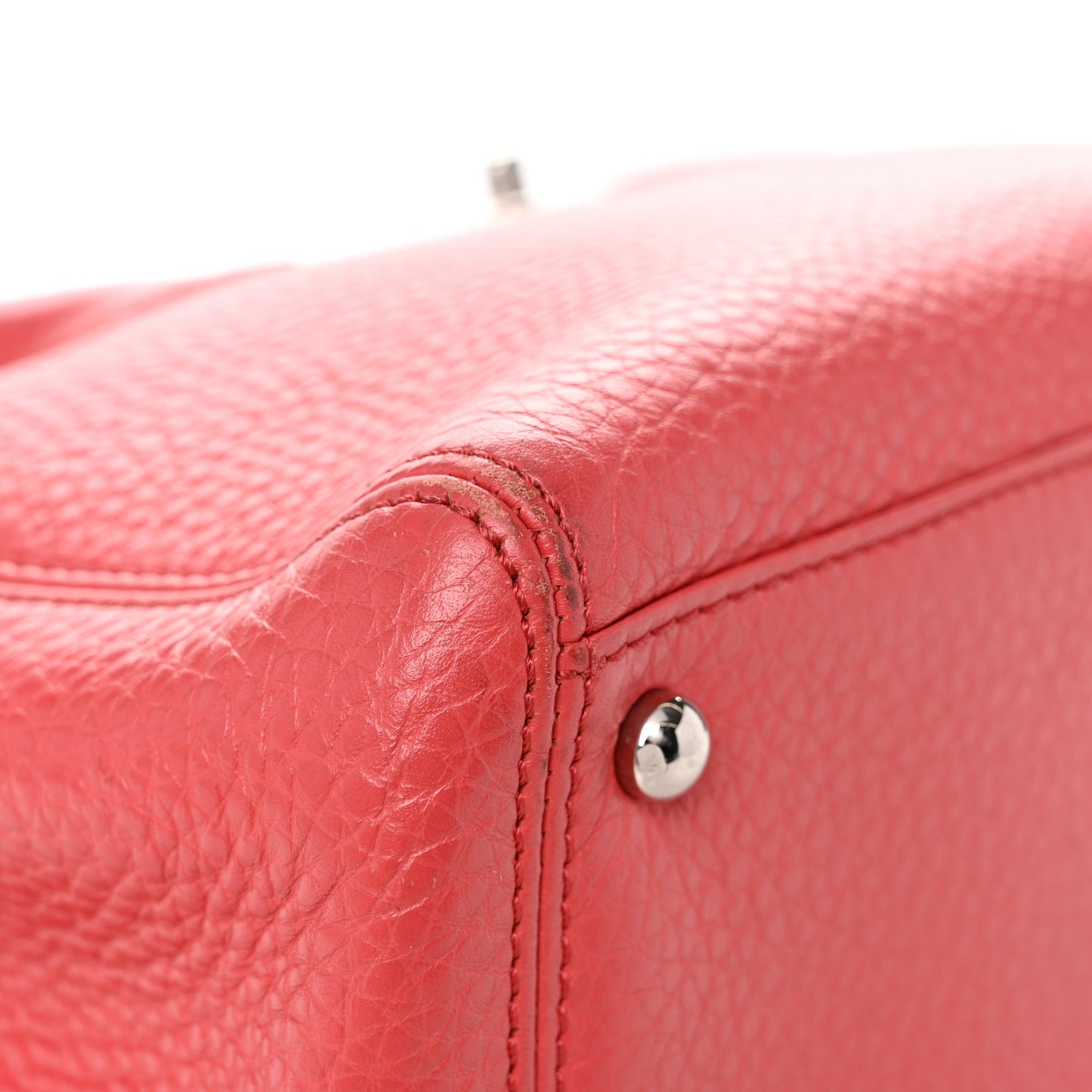 Calfskin Small Cerf Executive Shopper Tote Pink