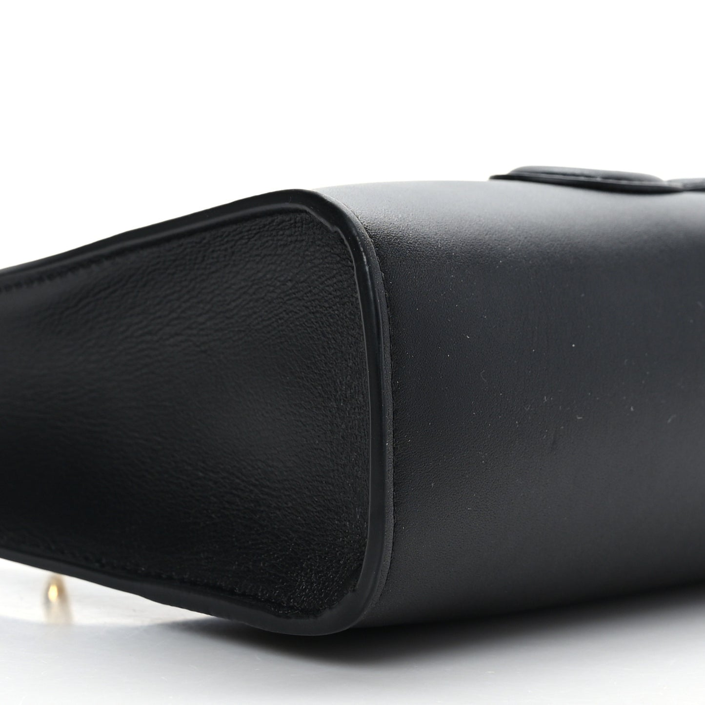 Smooth Calfskin Cuir Triomphe Shoulder Bag Black