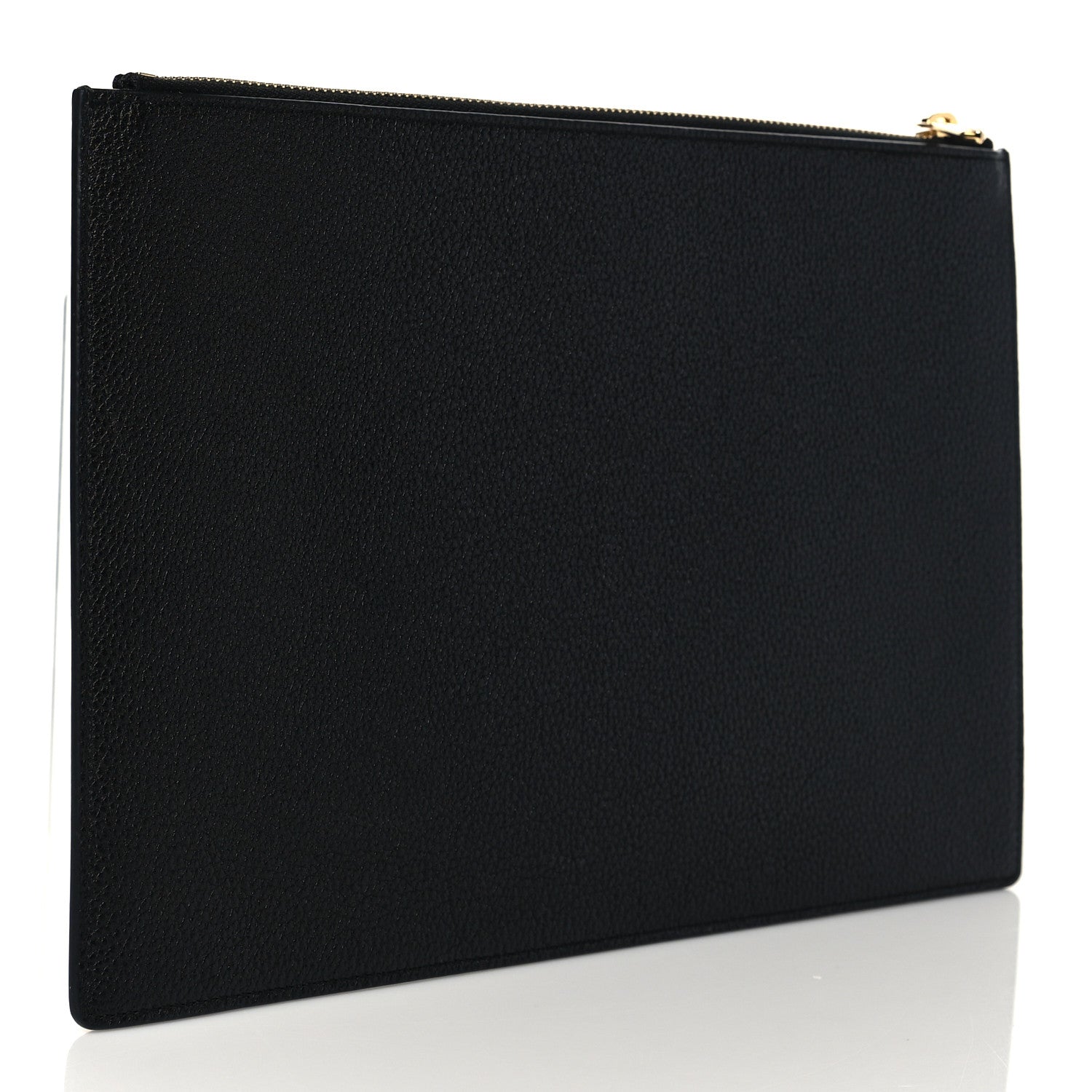 Gucci Grainy Calfskin Zumi Pouch Black 3 of 9
