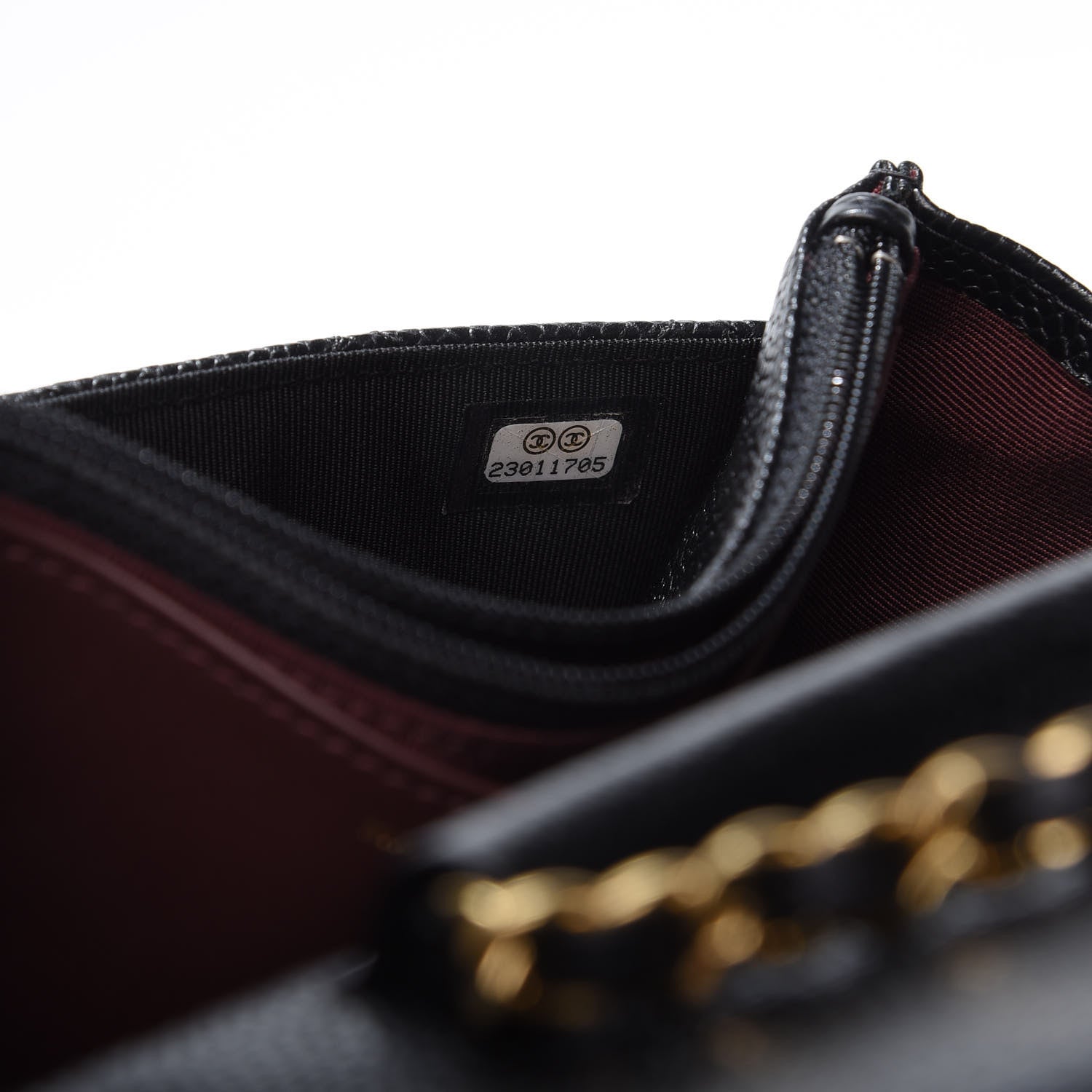 Chanel Caviar Quilted Wallet On Chain WOC Black 12 of 14