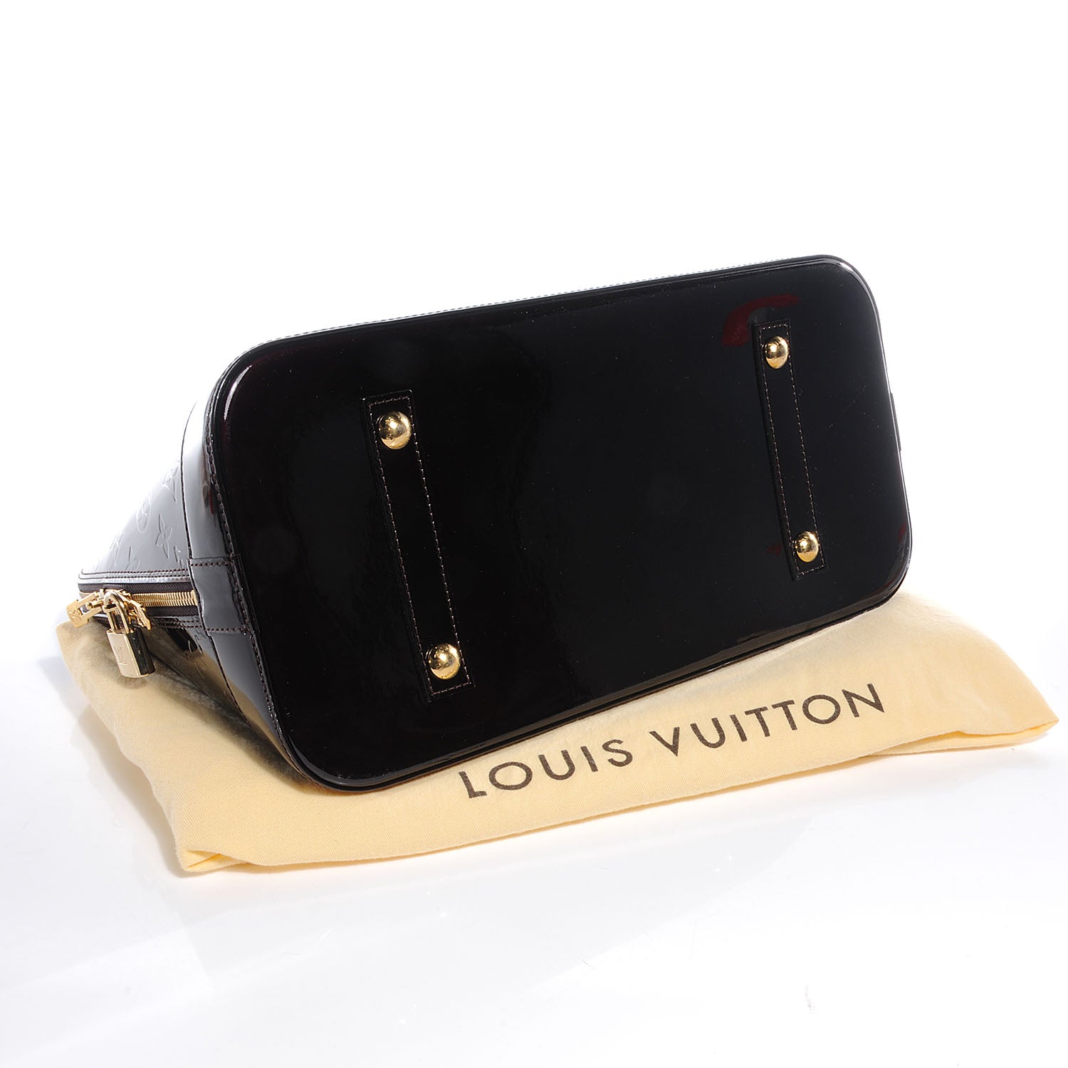 Louis Vuitton Vernis Alma GM Amarante 4 of 8