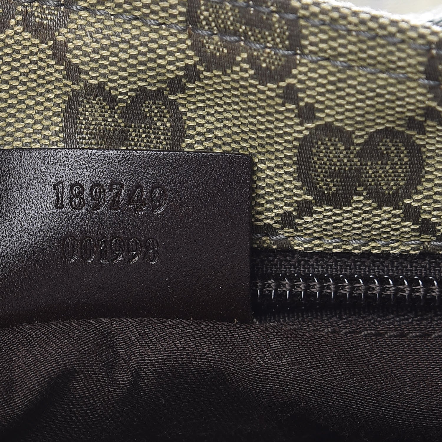 Gucci Monogram Web Small Flat Messenger Crossbody Dark Brown 7 of 10