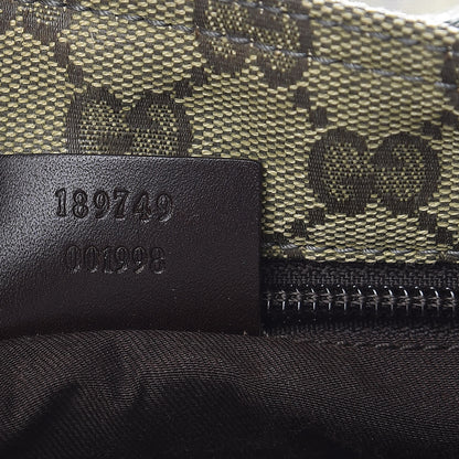 Gucci Monogram Web Small Flat Messenger Crossbody Dark Brown 7 of 10