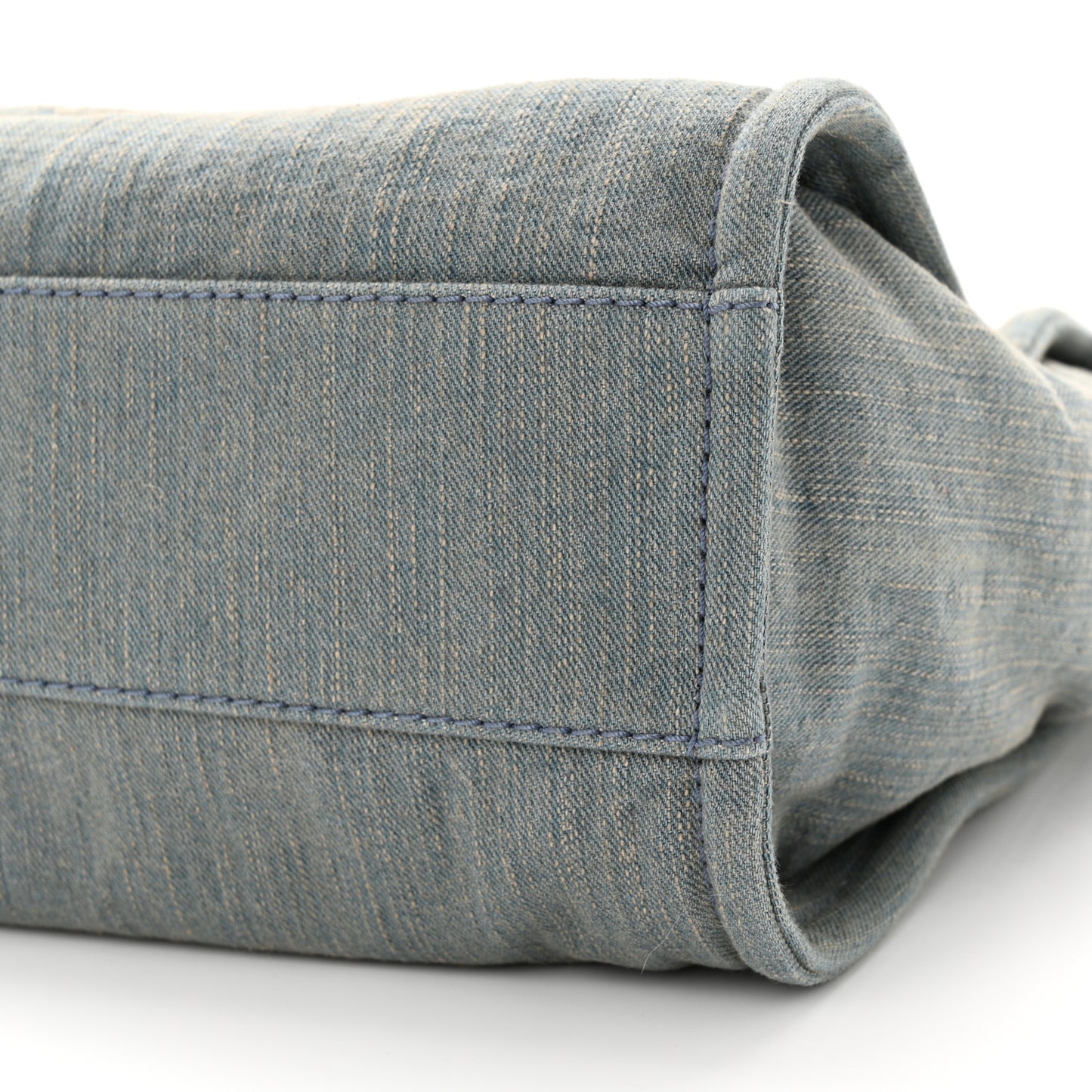 Denim Small Deauville Tote Light Blue