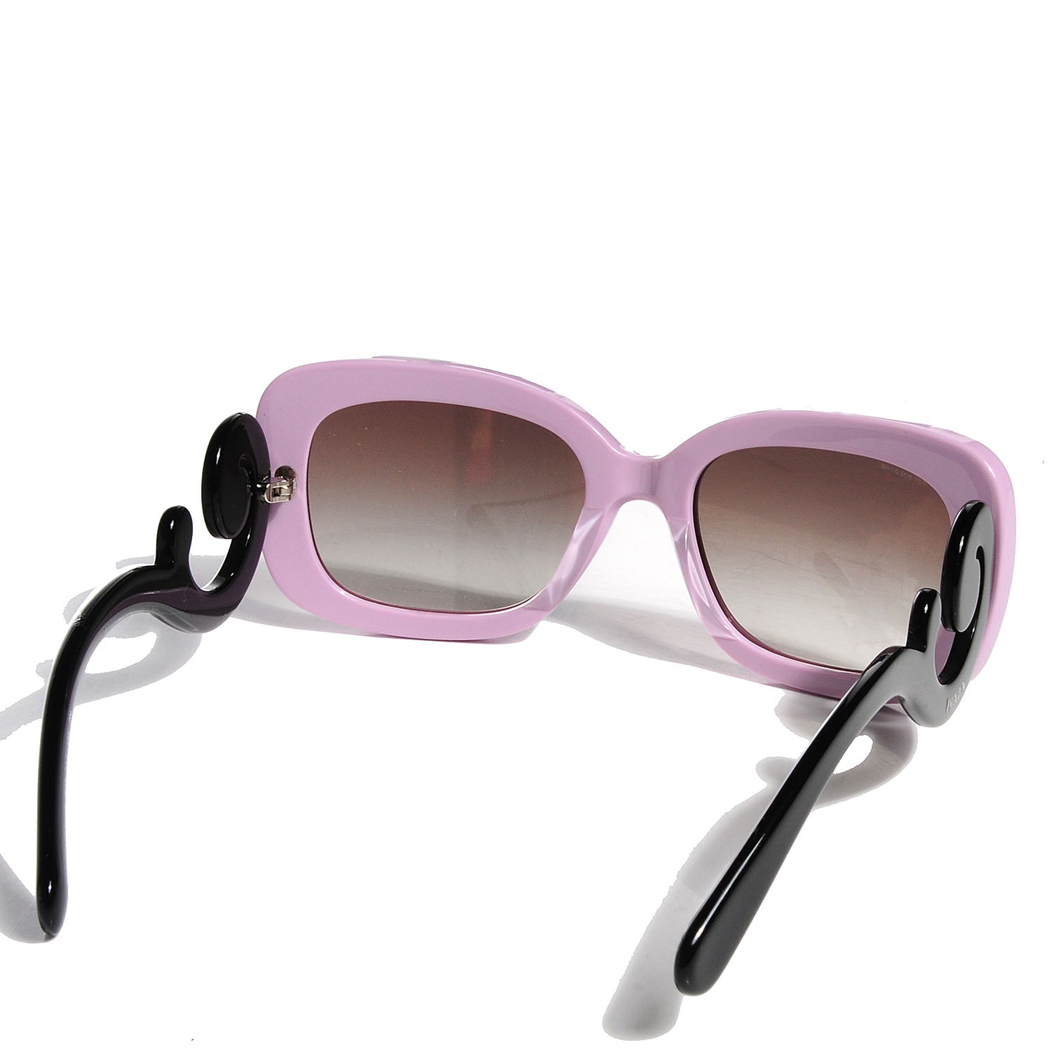 Prada Acetate Baroque Sunglasses SPR 27O Purple Black 2 of 5