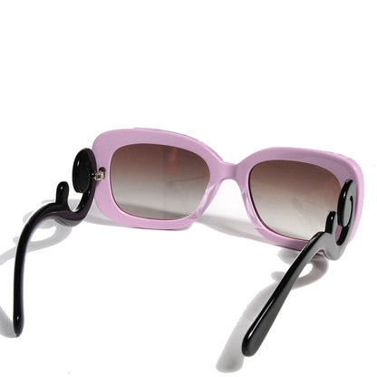 Prada Acetate Baroque Sunglasses SPR 27O Purple Black 2 of 5