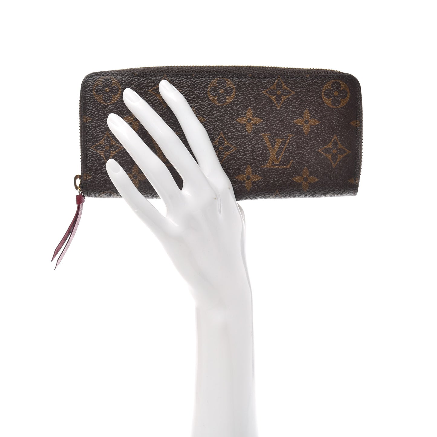 Monogram Clemence Wallet Fuchsia