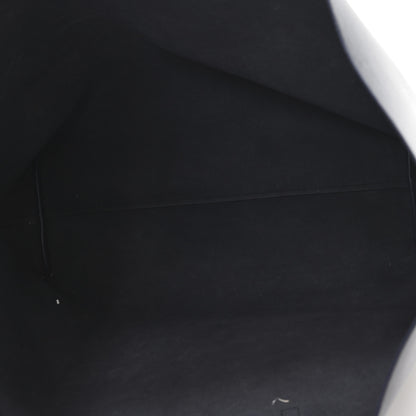 Saint Laurent Calfskin Large Shopping Tote Navy 6 of 13