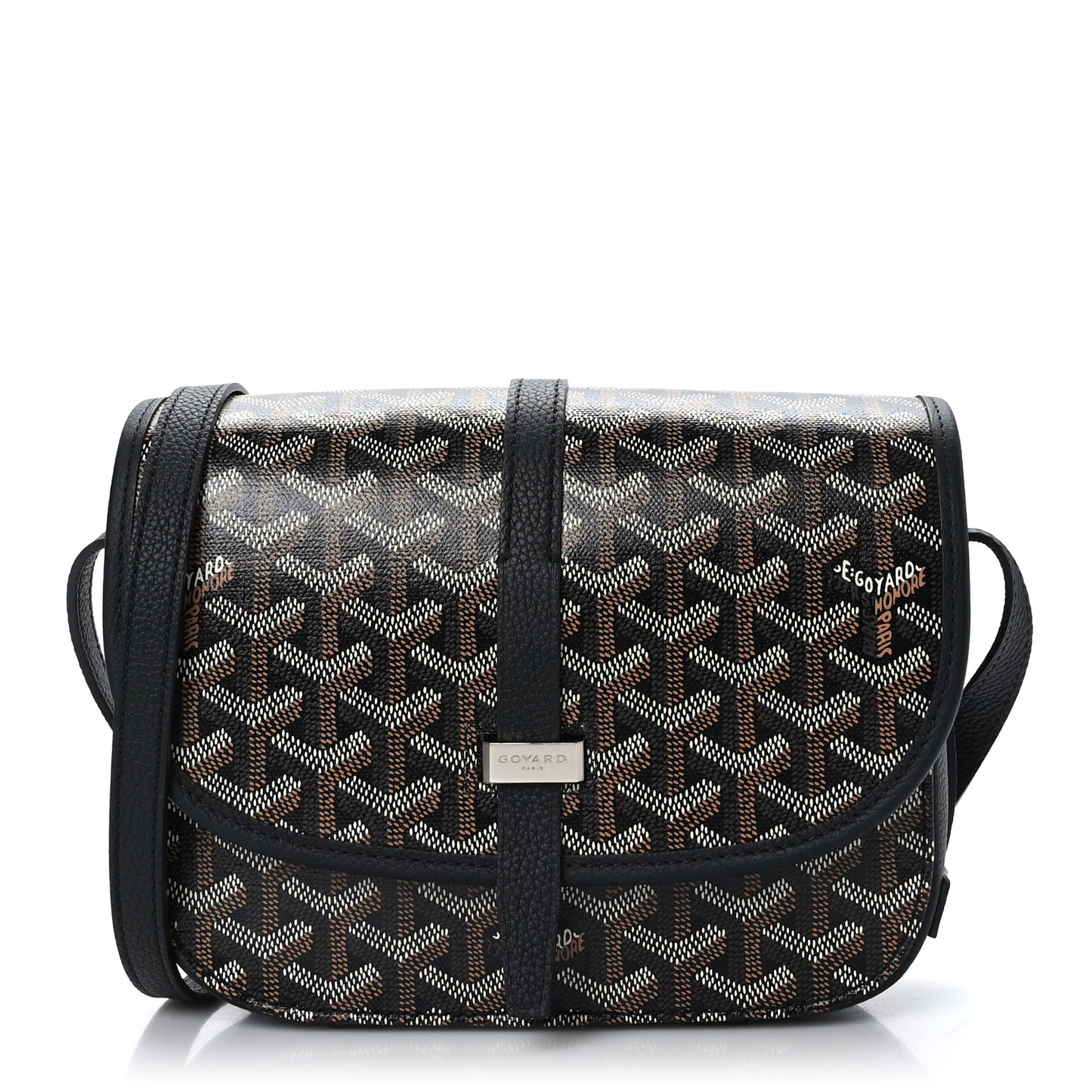 Goyardine Belvedere II PM Messenger Bag Black