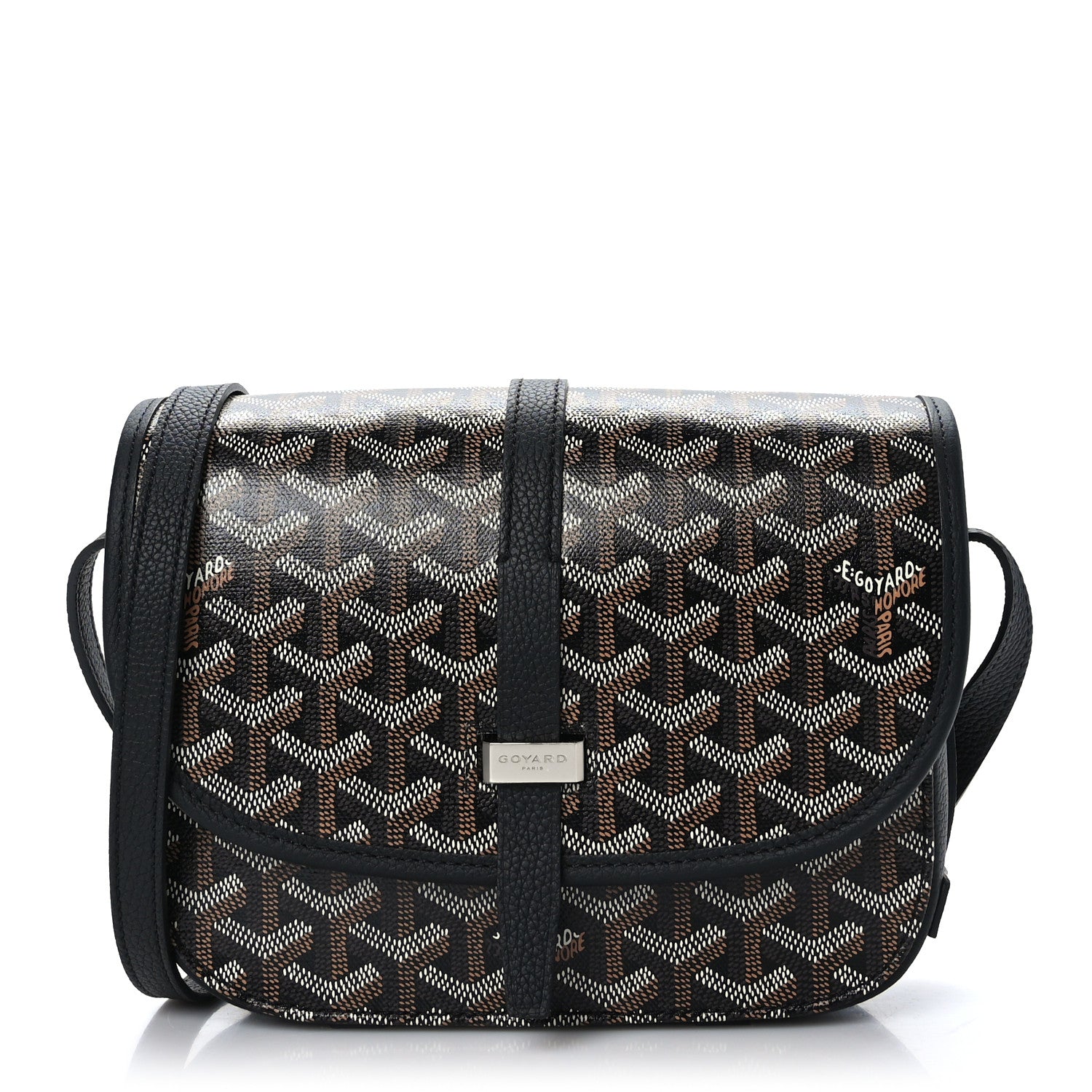 Goyard Goyardine Belvedere II PM Messenger Bag Black 1 of 8