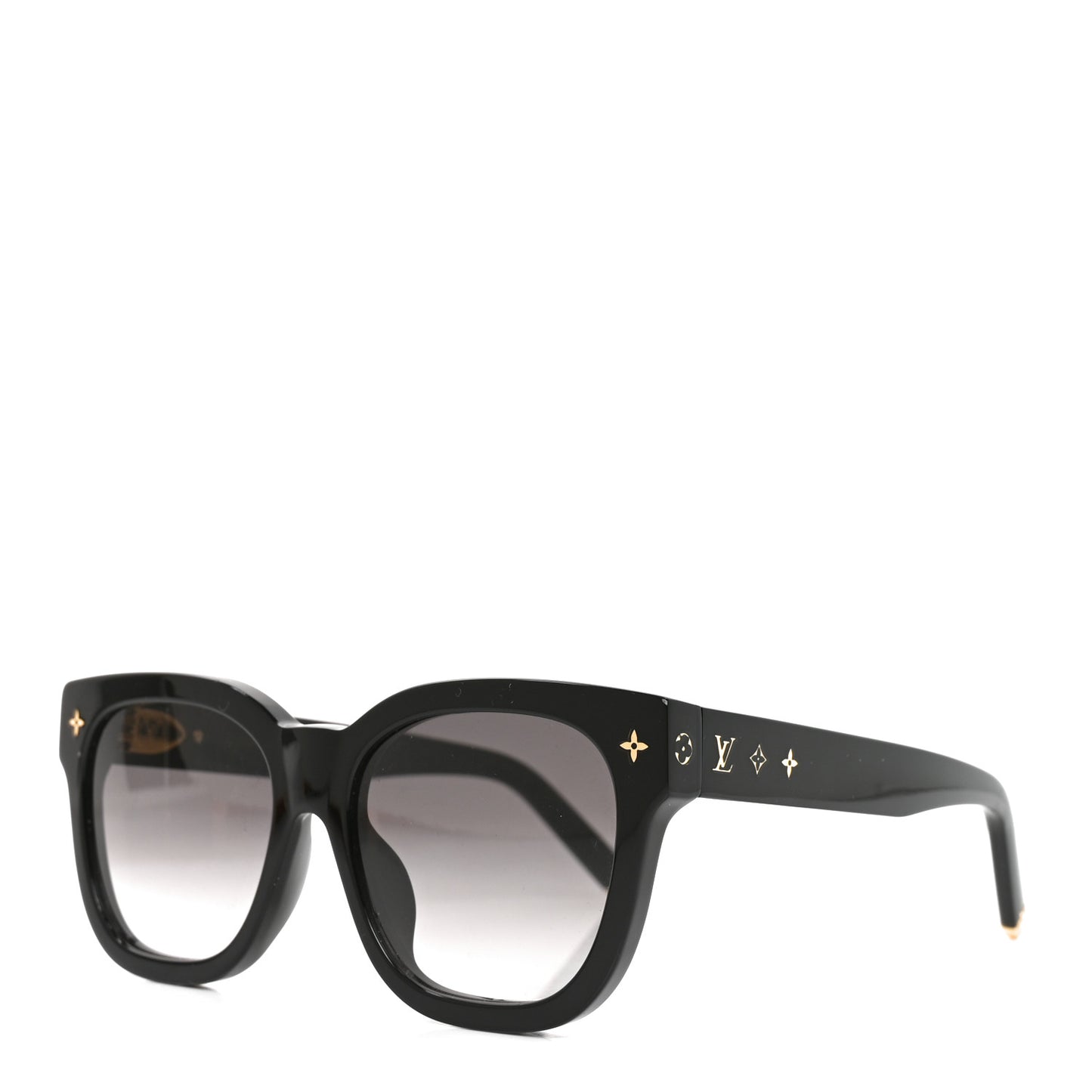 Acetate My Monogram Square Sunglasses Z1523E Black