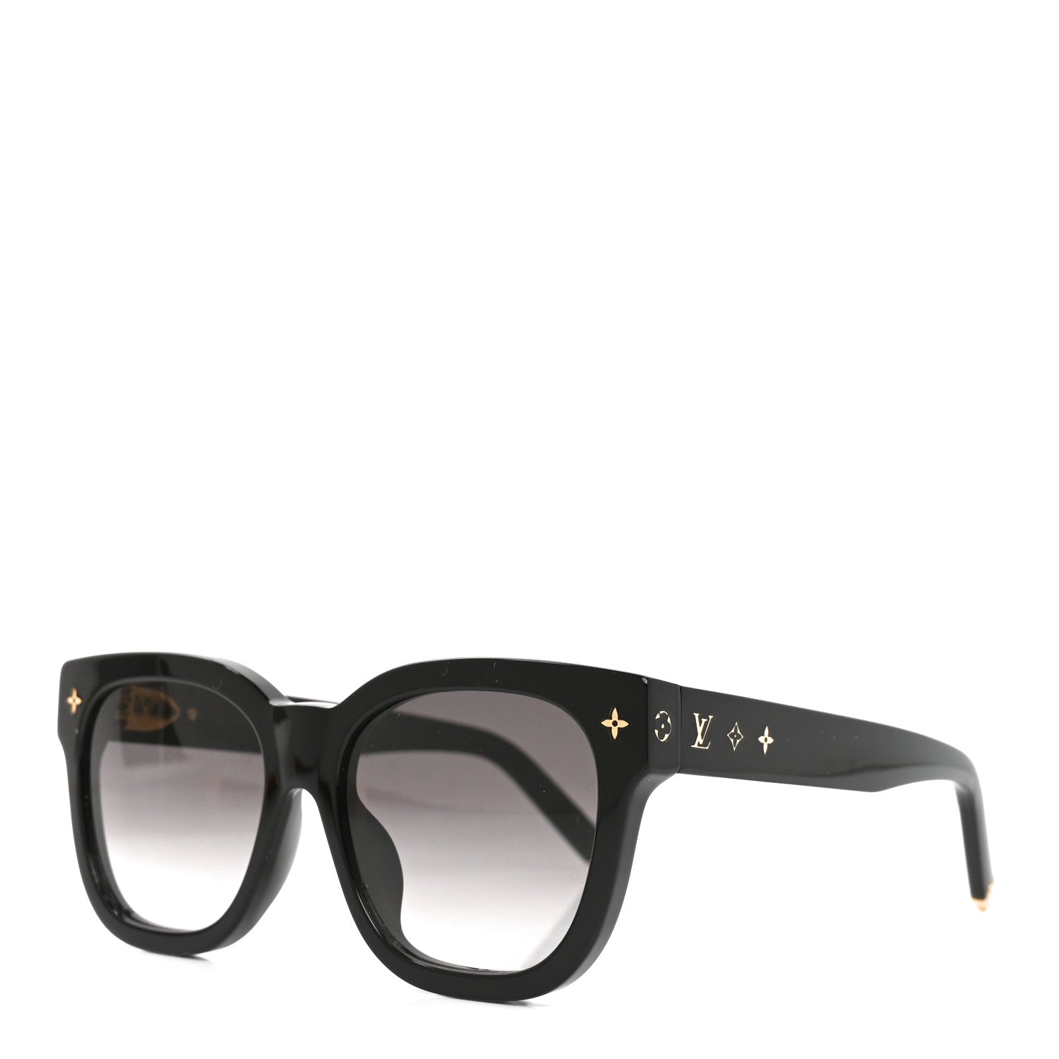 Louis Vuitton Acetate My Monogram Square Sunglasses Z1523E Black 1 of 7