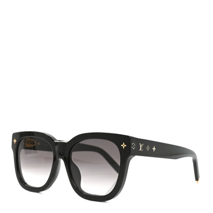 Louis Vuitton Acetate My Monogram Square Sunglasses Z1523E Black 1 of 7
