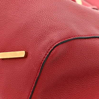 Loewe Calfskin Barcelona Tote Scarlet Red 12 of 21