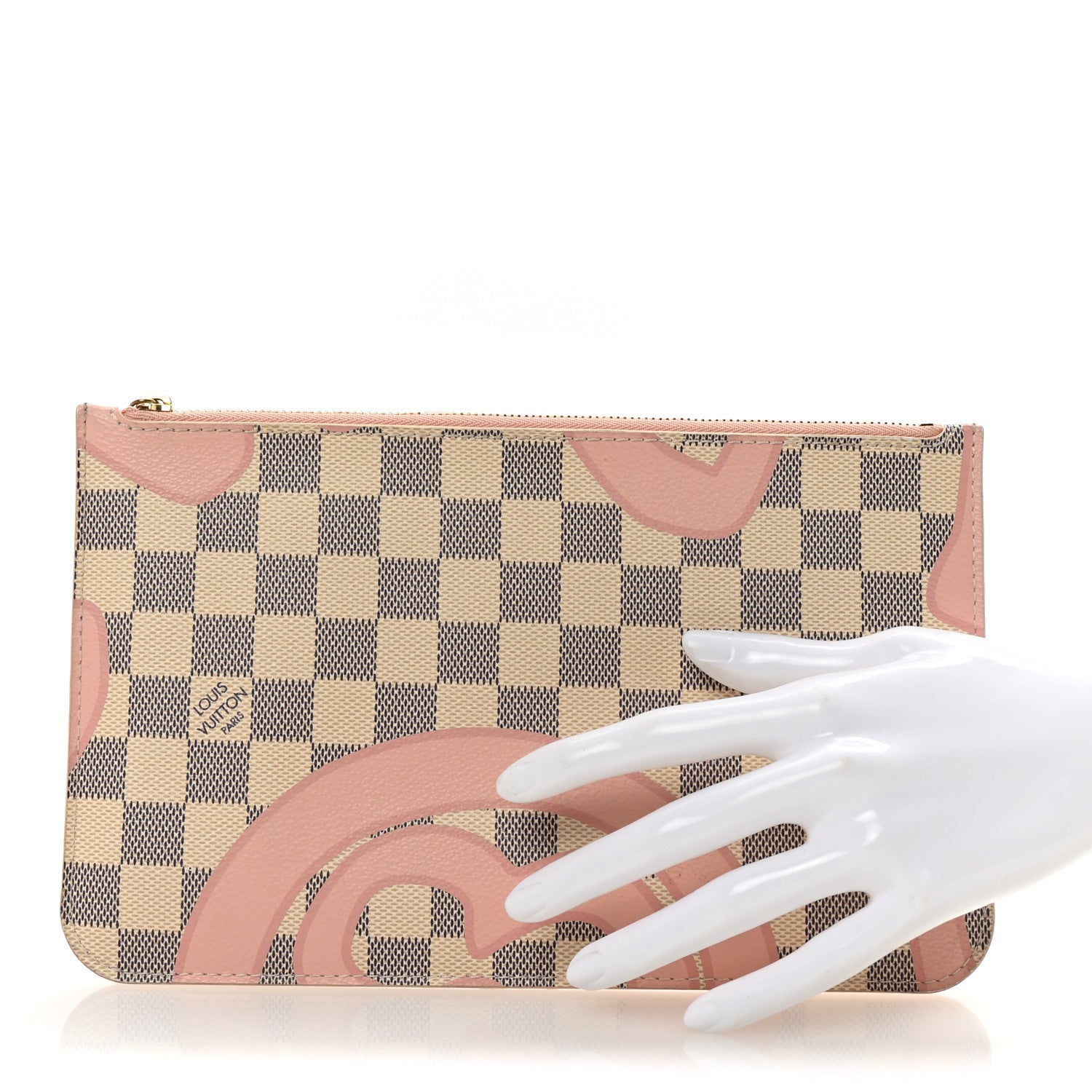 Louis Vuitton Damier Azur Tahitienne Neverfull MM GM Pochette 2 of 6