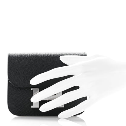 Hermes Epsom Constance Slim Wallet Black 2 of 10
